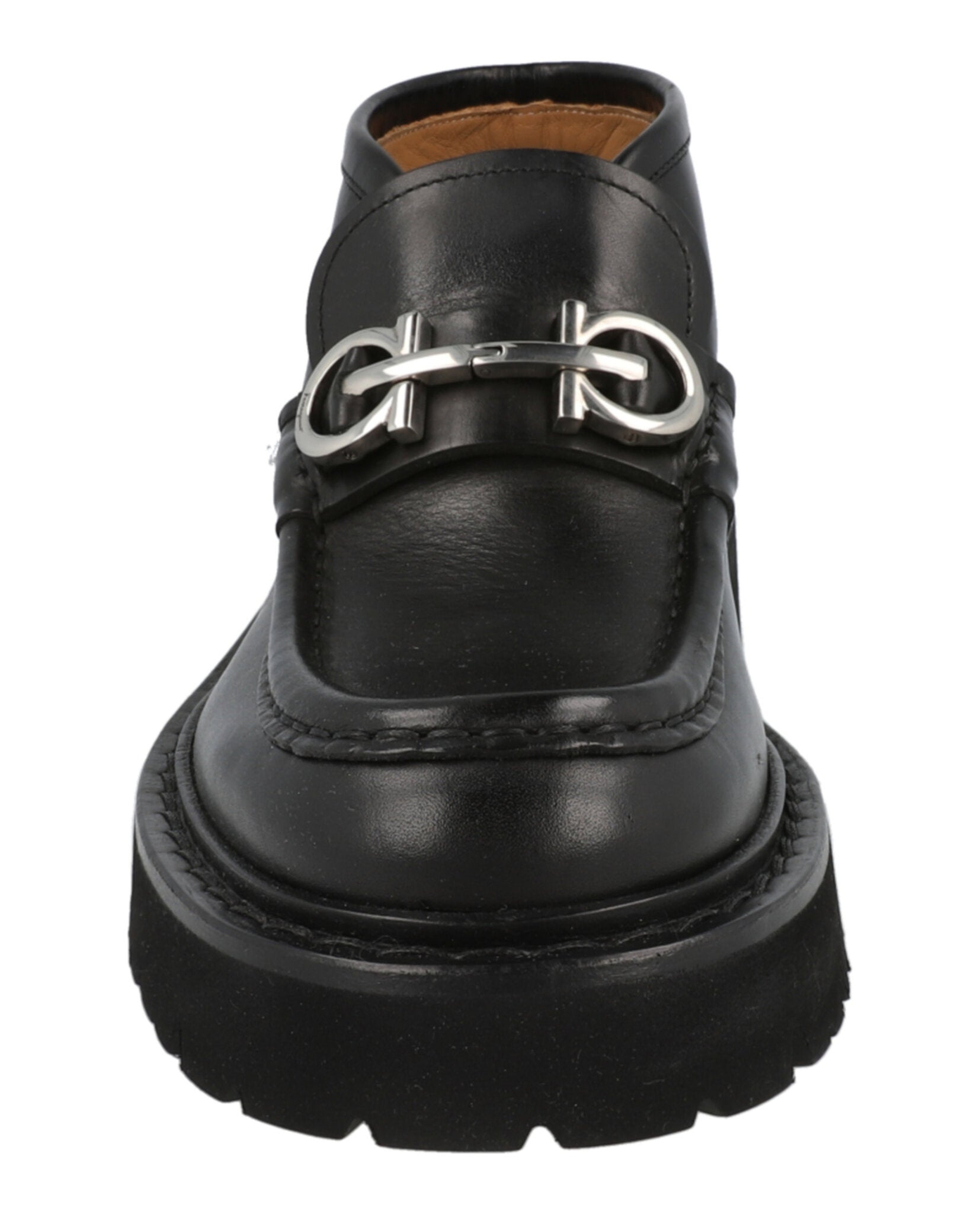 Ferragamo Mens Geffer 2 Gancini Ankle Boots