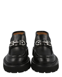 Ferragamo Mens Geffer 2 Gancini Ankle Boots