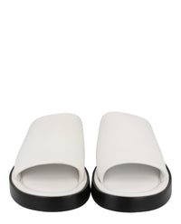 Ferragamo Mens Giunone Leather Slides