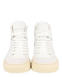 Ferragamo Mens Cassio Leather High-Top Sneakers