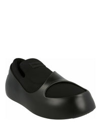 Ferragamo Mens Lunar Paneled Slip-On Sneakers