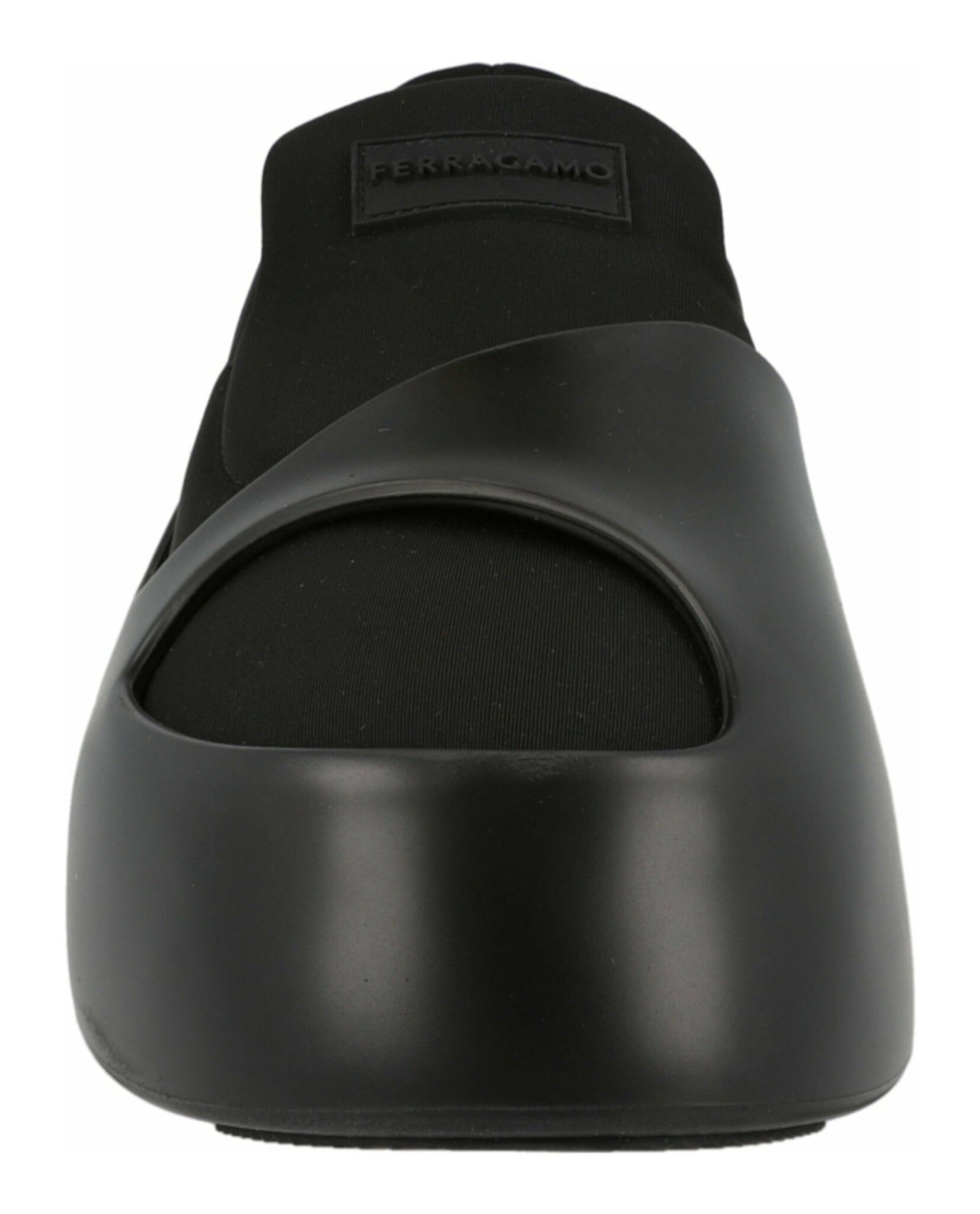 Ferragamo Mens Lunar Paneled Slip-On Sneakers