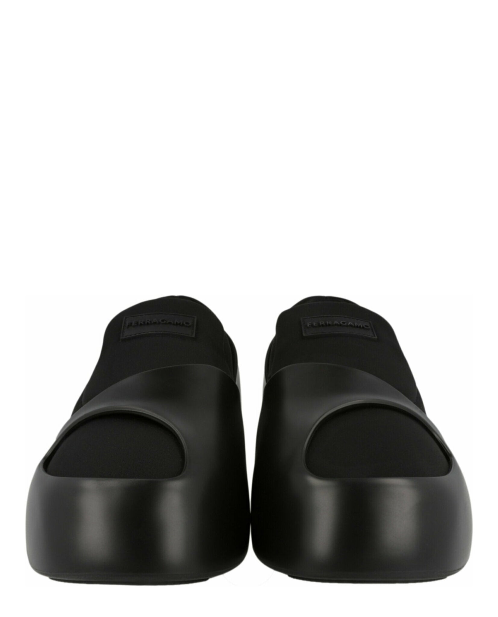 Ferragamo Mens Lunar Paneled Slip-On Sneakers – Bluefly
