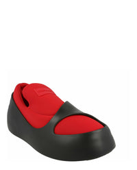 Ferragamo Mens Lunar Paneled Slip-On Sneakers
