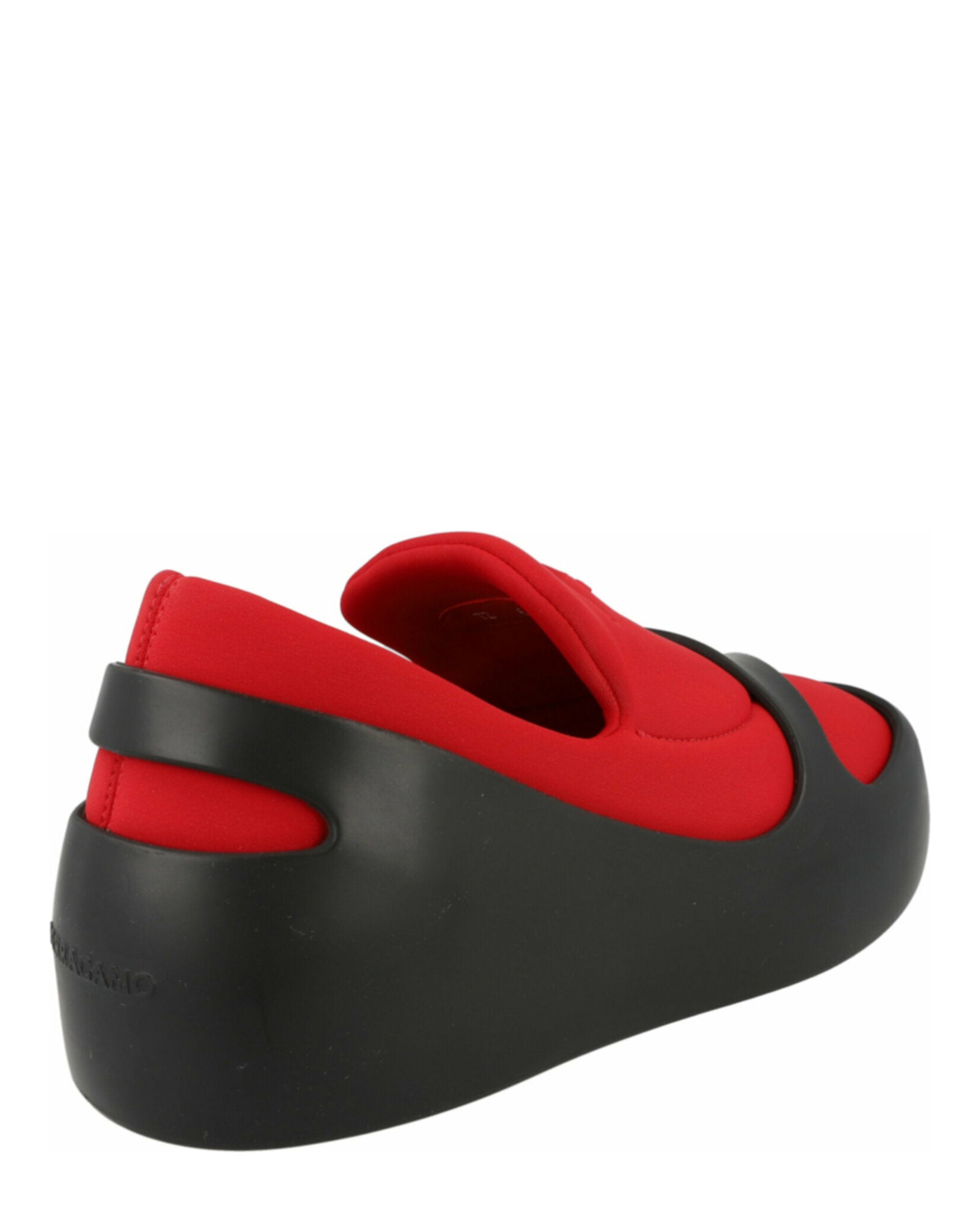 Ferragamo Mens Lunar Paneled Slip-On Sneakers