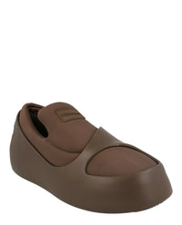 Ferragamo Mens Lunar Paneled Slip-On Sneakers