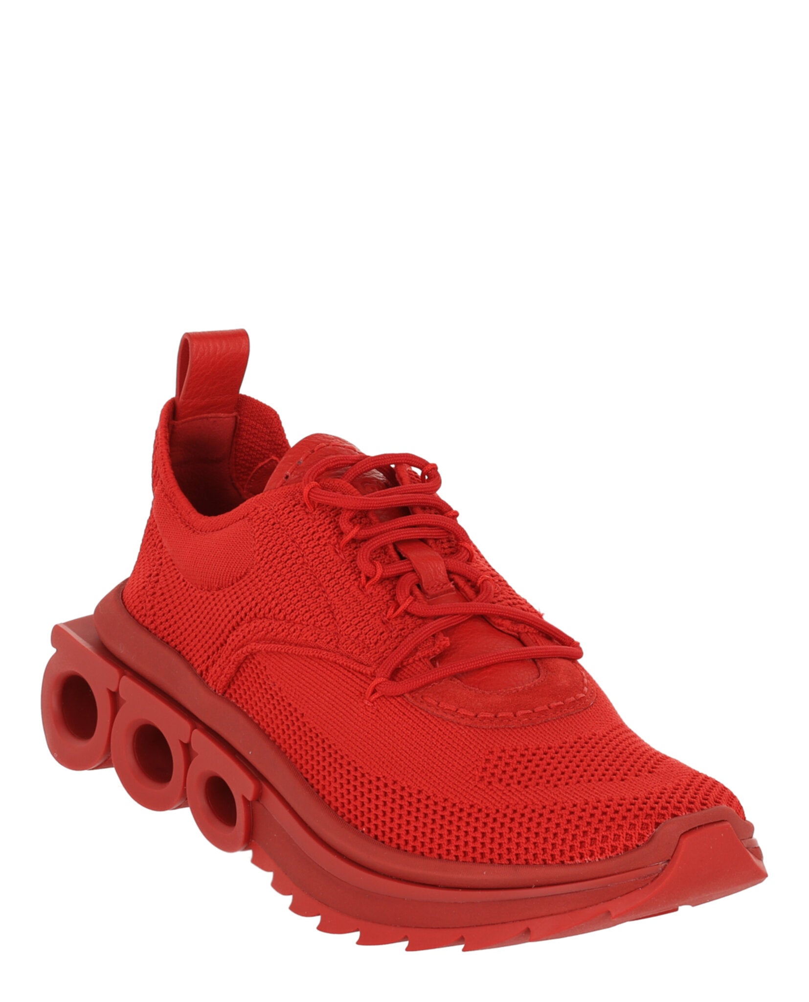 Ferragamo Mens Nima Knit Sneakers