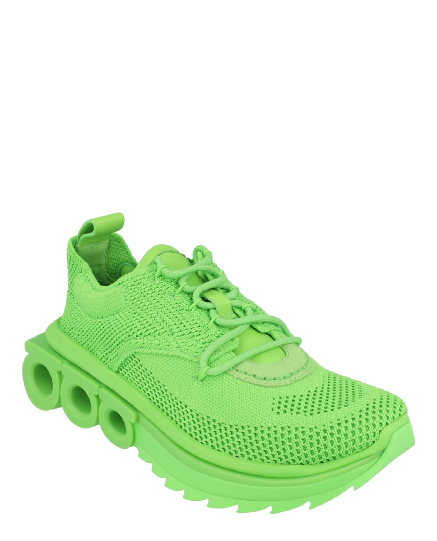 Ferragamo Mens Nima Knit Sneakers