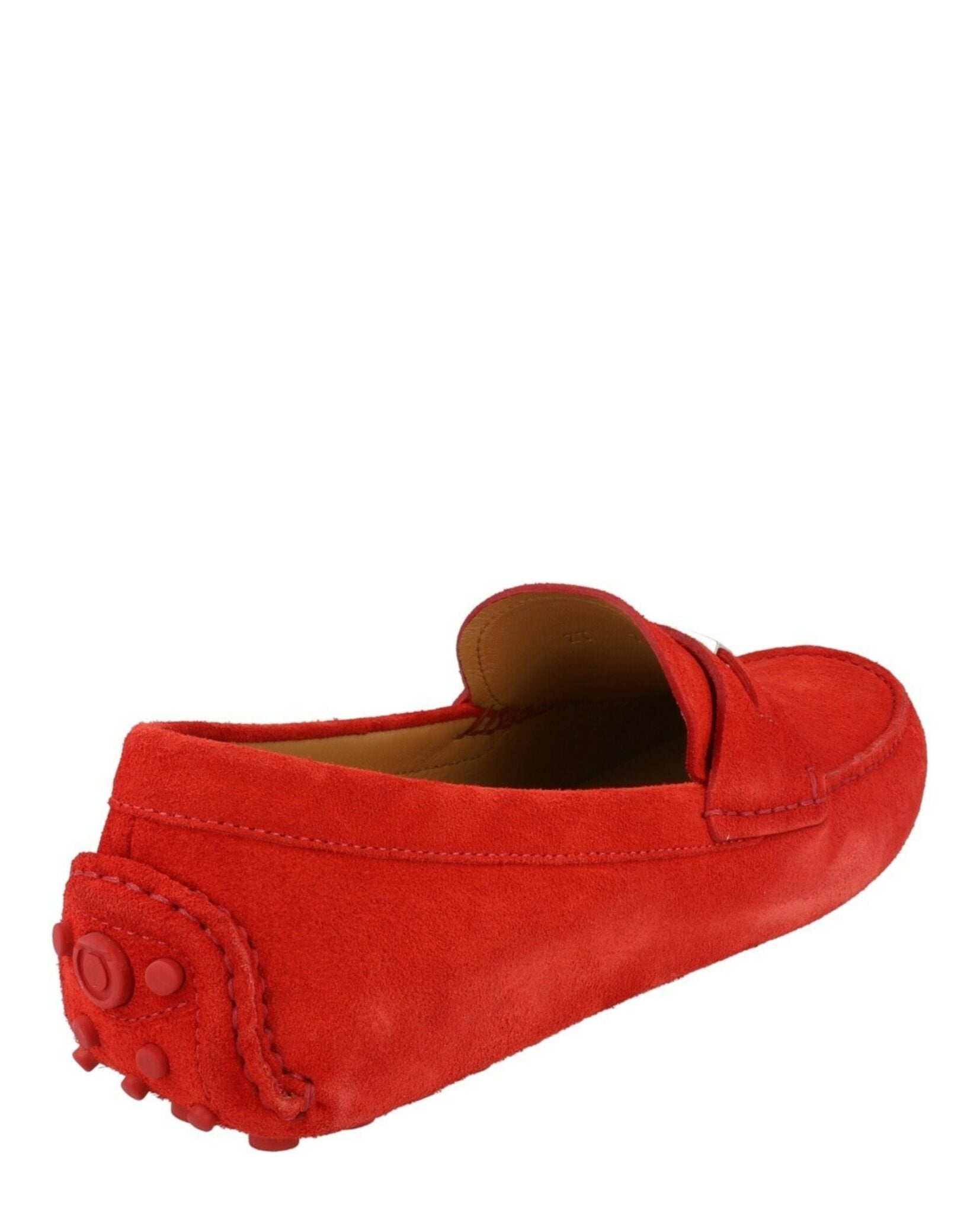Ferragamo Mens Grenoble Suede Drivers - Wide Width