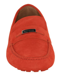 Ferragamo Mens Grenoble Suede Drivers