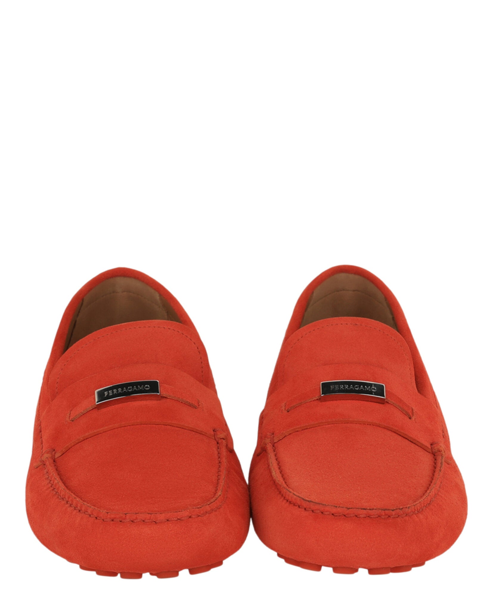 Ferragamo Mens Grenoble Suede Drivers