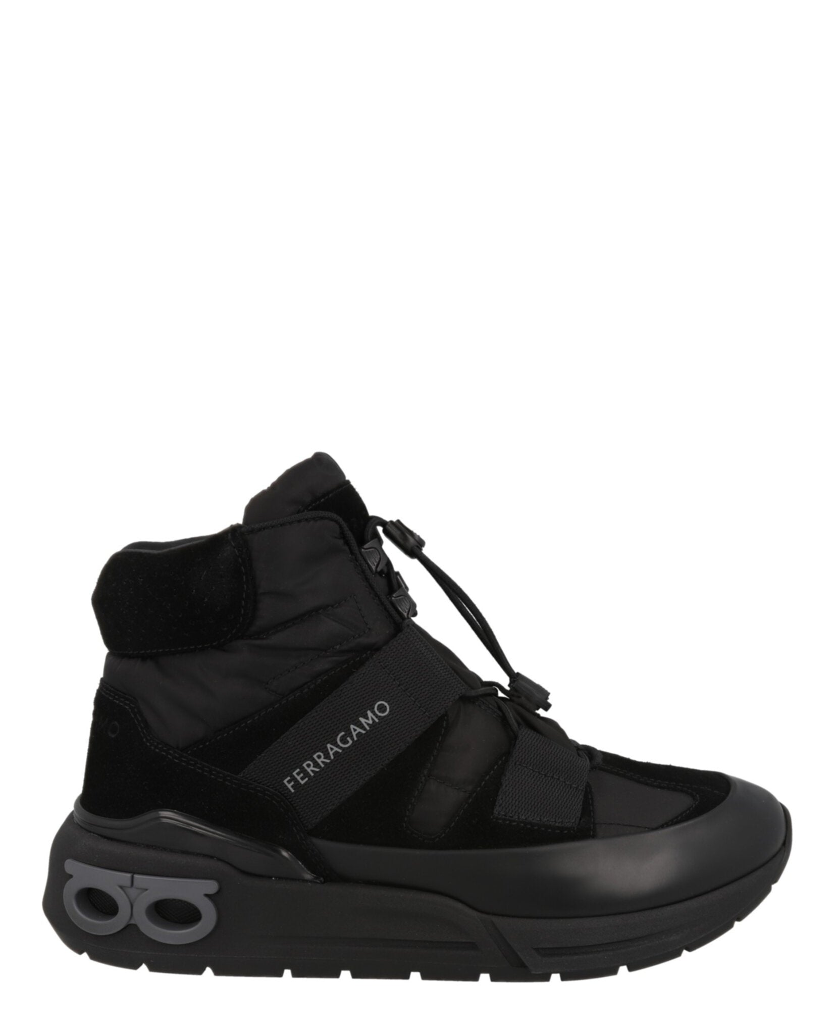 Ferragamo Mens Leonida High-Top Sneakers
