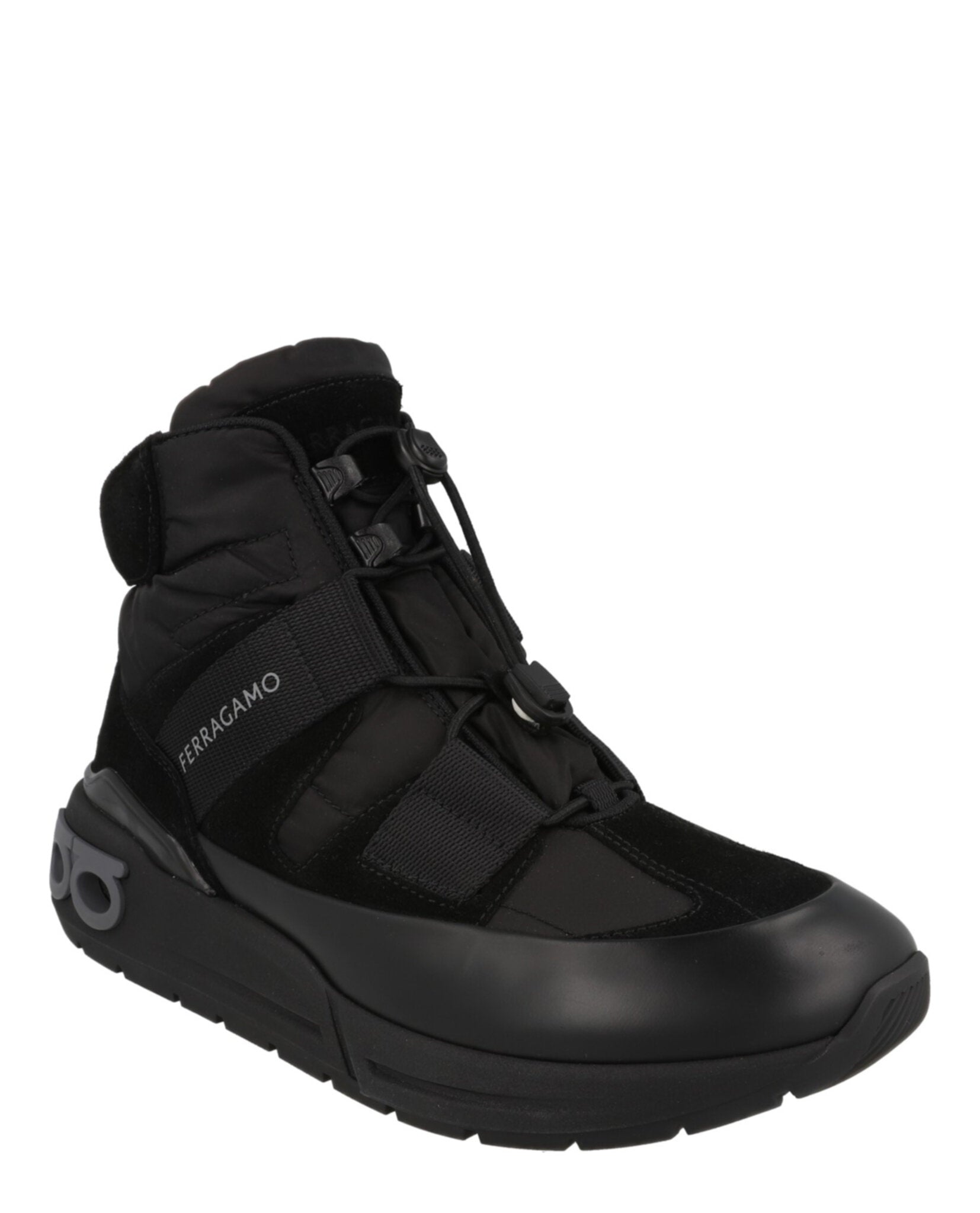 Ferragamo Mens Leonida High-Top Sneakers