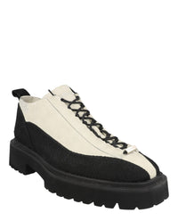 Ferragamo Ferragamo Mens Atlante Two-Tone Suede Ankle Boots