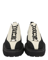 Ferragamo Ferragamo Mens Atlante Two-Tone Suede Ankle Boots