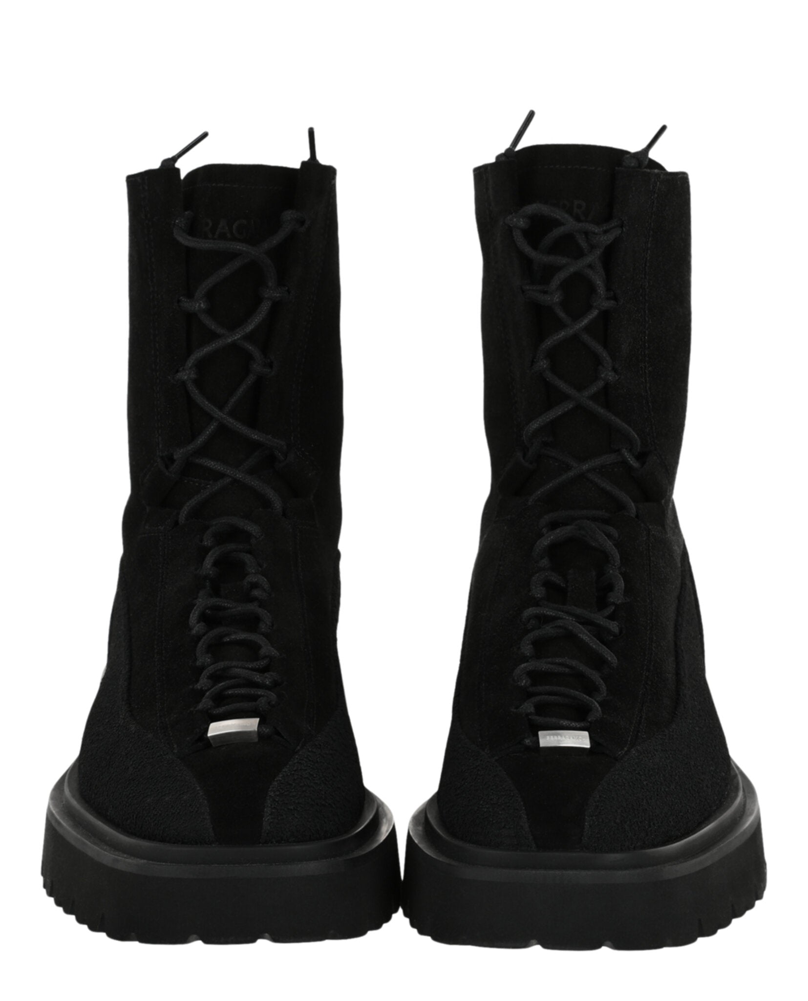 Ferragamo Mens Atlante Combat Boots