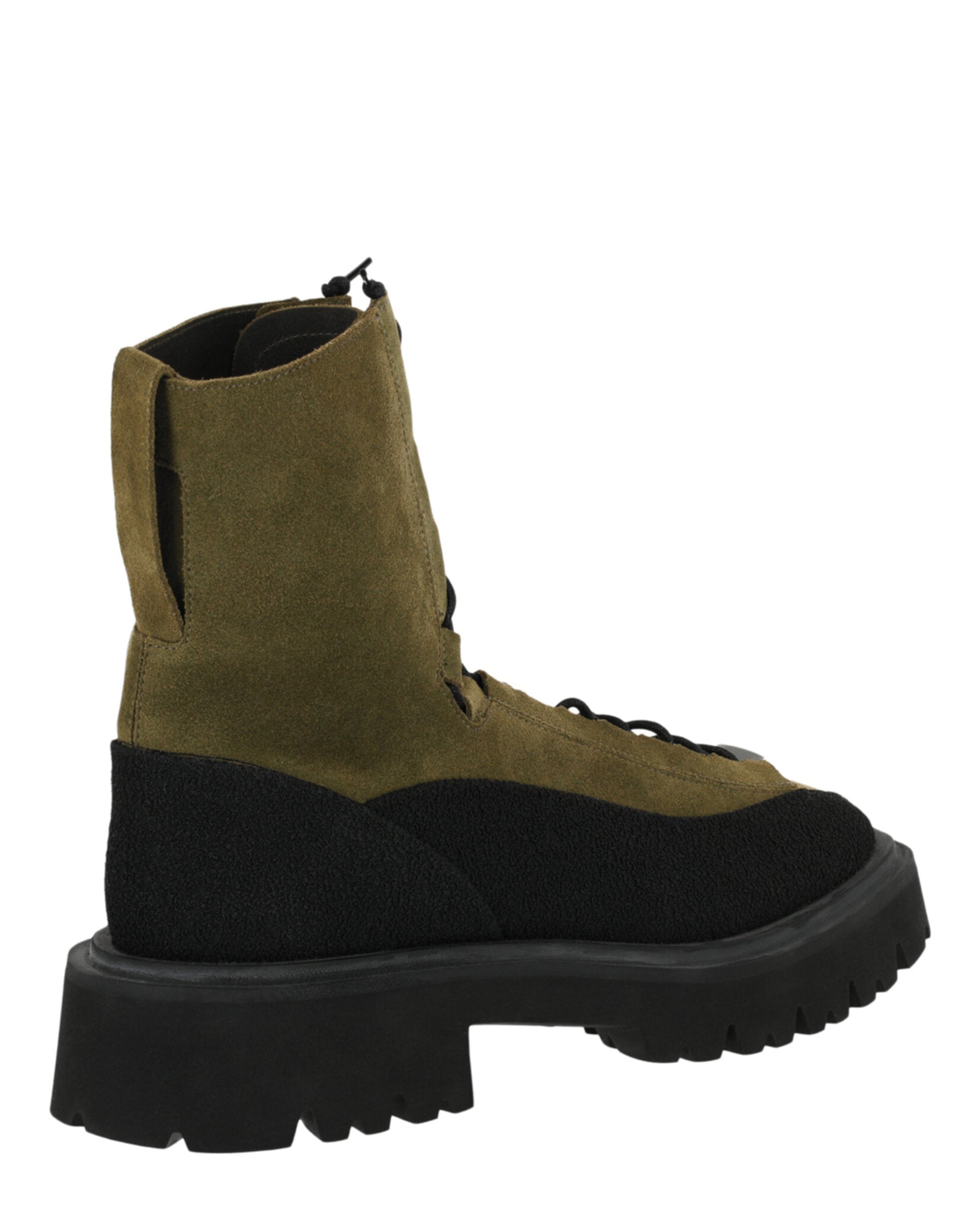 Ferragamo Mens Atlante Combat Boots - Extra Wide Width