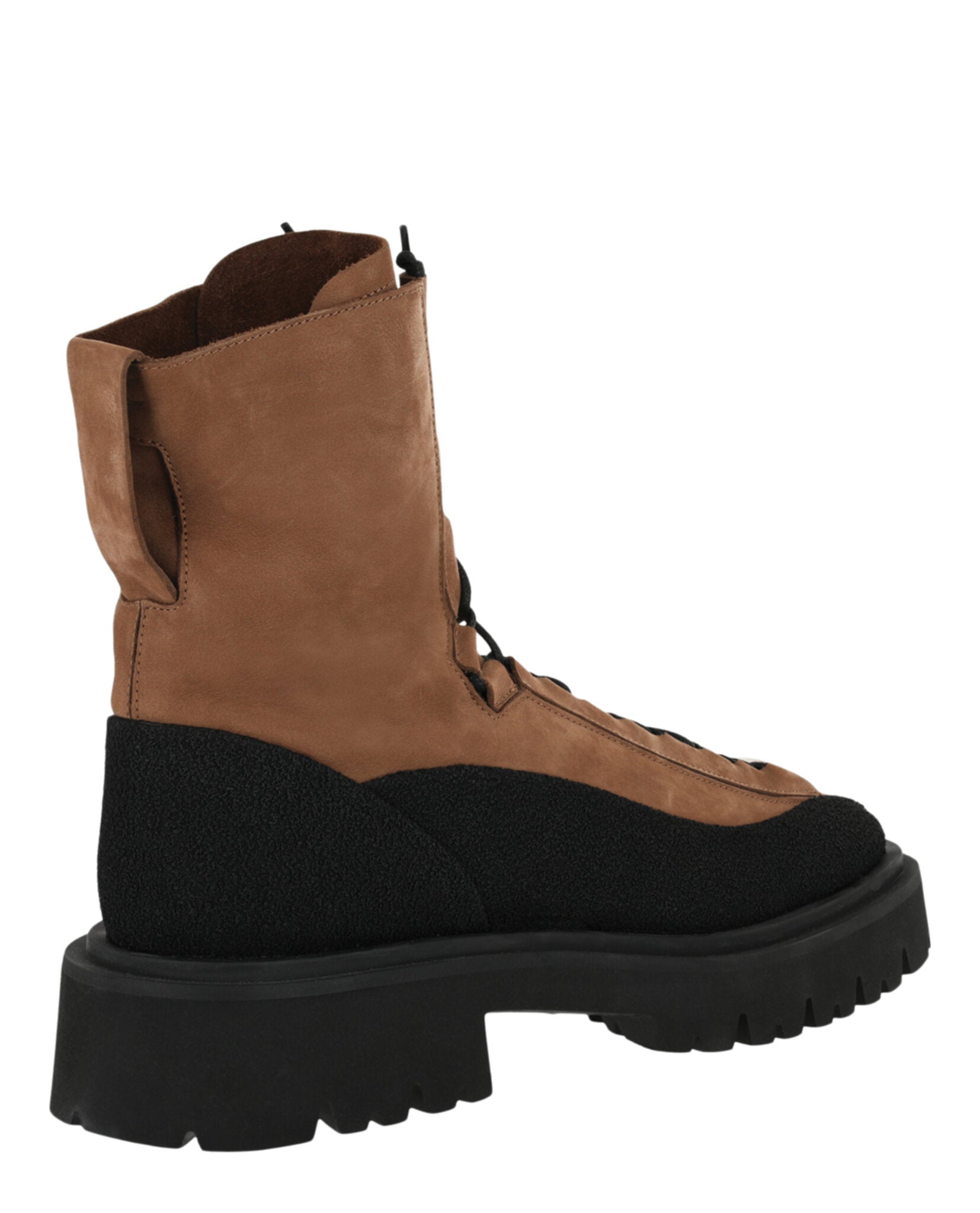 Ferragamo Mens Atlante Combat Boots - Extra Wide Width