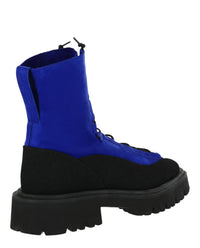 Ferragamo Mens Atlante Combat Boots - Extra Wide Width