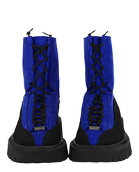 Ferragamo Mens Atlante Combat Boots - Extra Wide Width