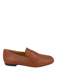 Ferragamo Mens Gedeone Leather Loafers - Extra Wide Width