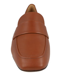 Ferragamo Mens Gedeone Leather Loafers - Extra Wide Width
