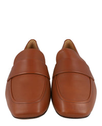 Ferragamo Mens Gedeone Leather Loafers - Extra Wide Width