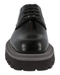 Ferragamo Mens Flicker Leather Dress Shoes