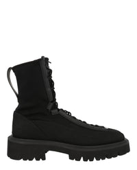 Ferragamo Mens Atlante Ankle Boots Black