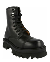 Ferragamo Mens Faraway Demi Combat Boots