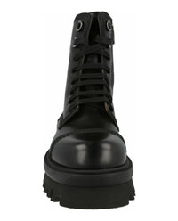 Ferragamo Mens Faraway Demi Combat Boots