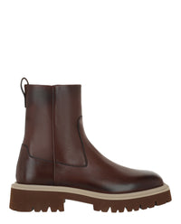 Ferragamo Mens Fulvio Boots - Extra Wide Width