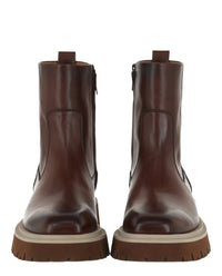 Ferragamo Mens Fulvio Boots - Extra Wide Width