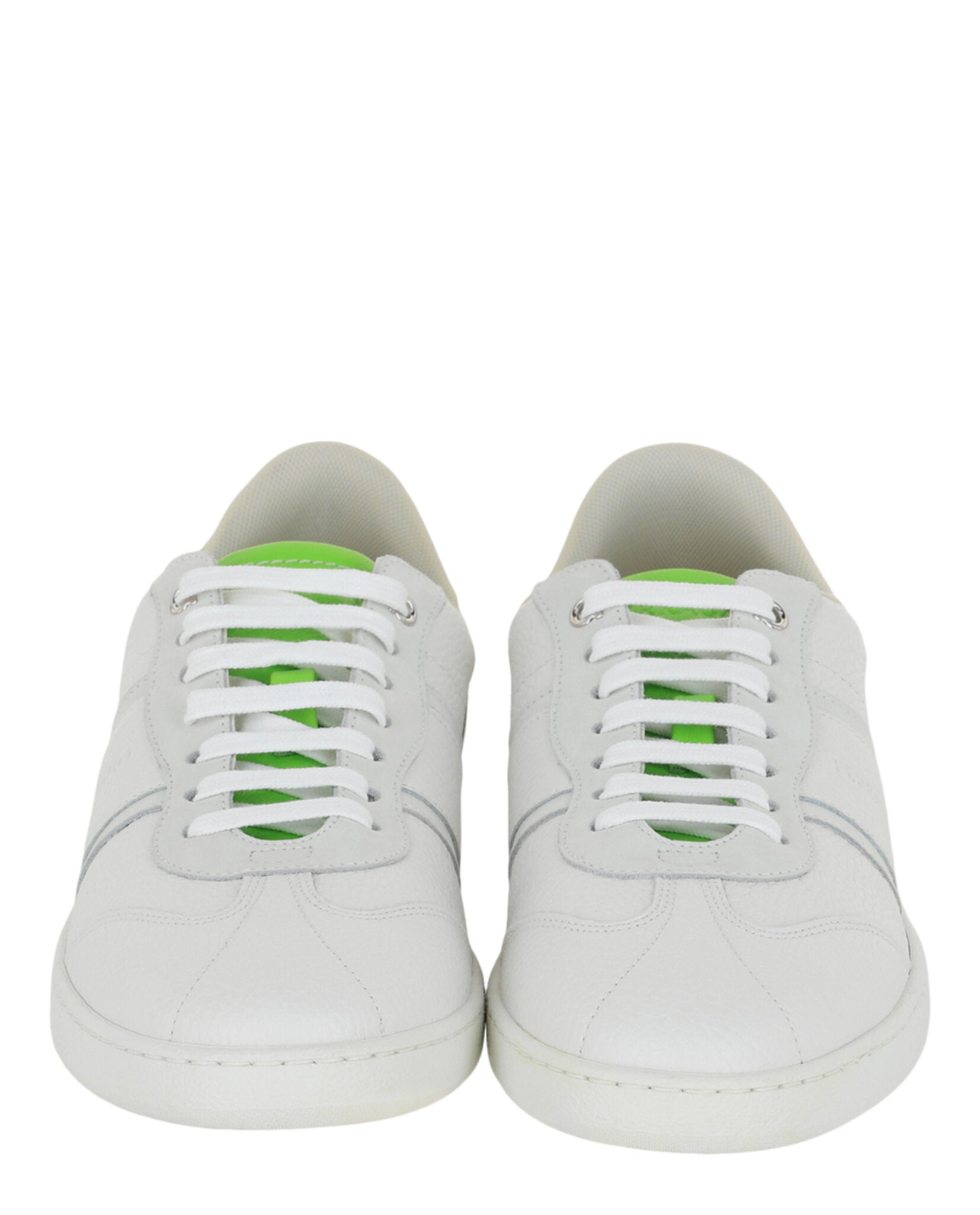 Ferragamo Mens Achille 1 Leather Low-Top Sneakers