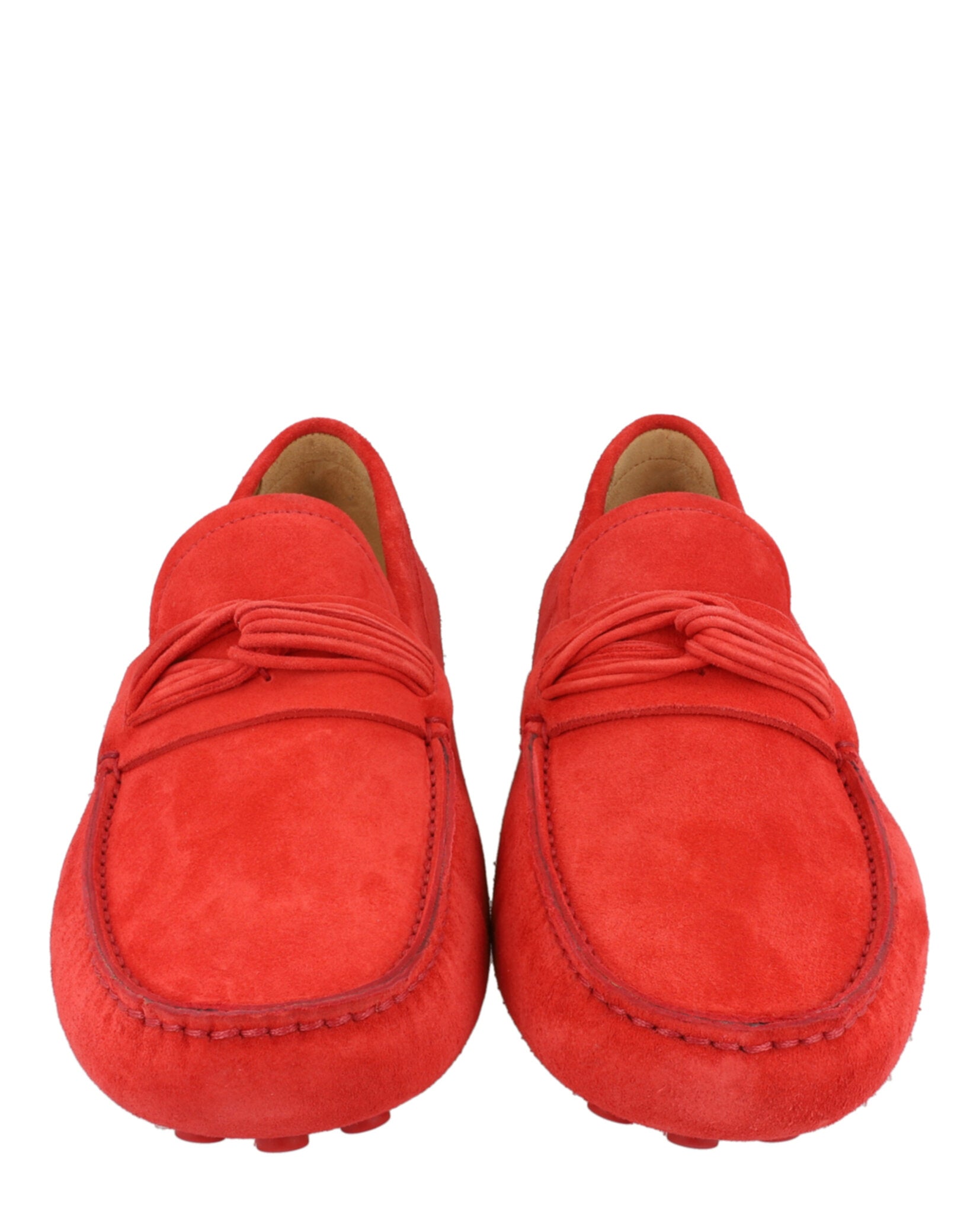 Ferragamo Mens Forbes Suede Drivers - Wide Width