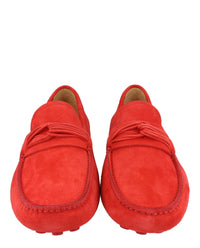 Ferragamo Mens Forbes Suede Drivers - Wide Width