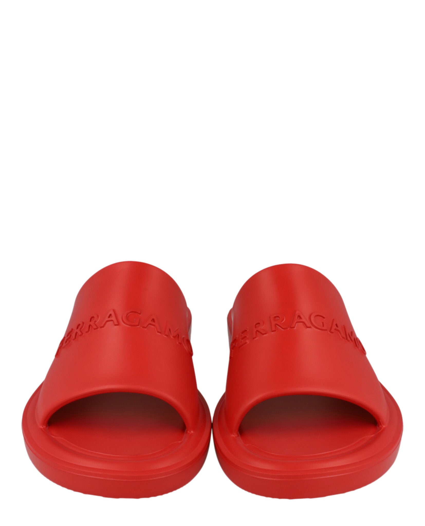 Ferragamo Mens Giuneva Logo Embossed Slides – Bluefly