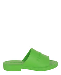 Ferragamo Mens Giuneva Logo Embossed Slides