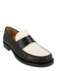 Ferragamo Mens Fillmore Embossed Moccasin Loafers - Wide Width