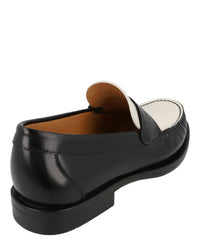 Ferragamo Mens Fillmore Embossed Moccasin Loafers - Wide Width