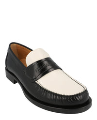 Ferragamo Mens Fillmore Embossed Moccasin Loafers - Extra Wide Width