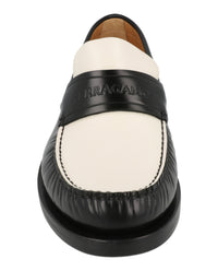 Ferragamo Mens Fillmore Embossed Moccasin Loafers - Extra Wide Width