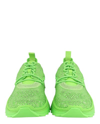 Ferragamo Mens Gancini Knit Low-Top Sneakers