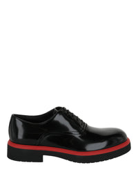 Ferragamo Mens Fiorino Leather Derby Loafers