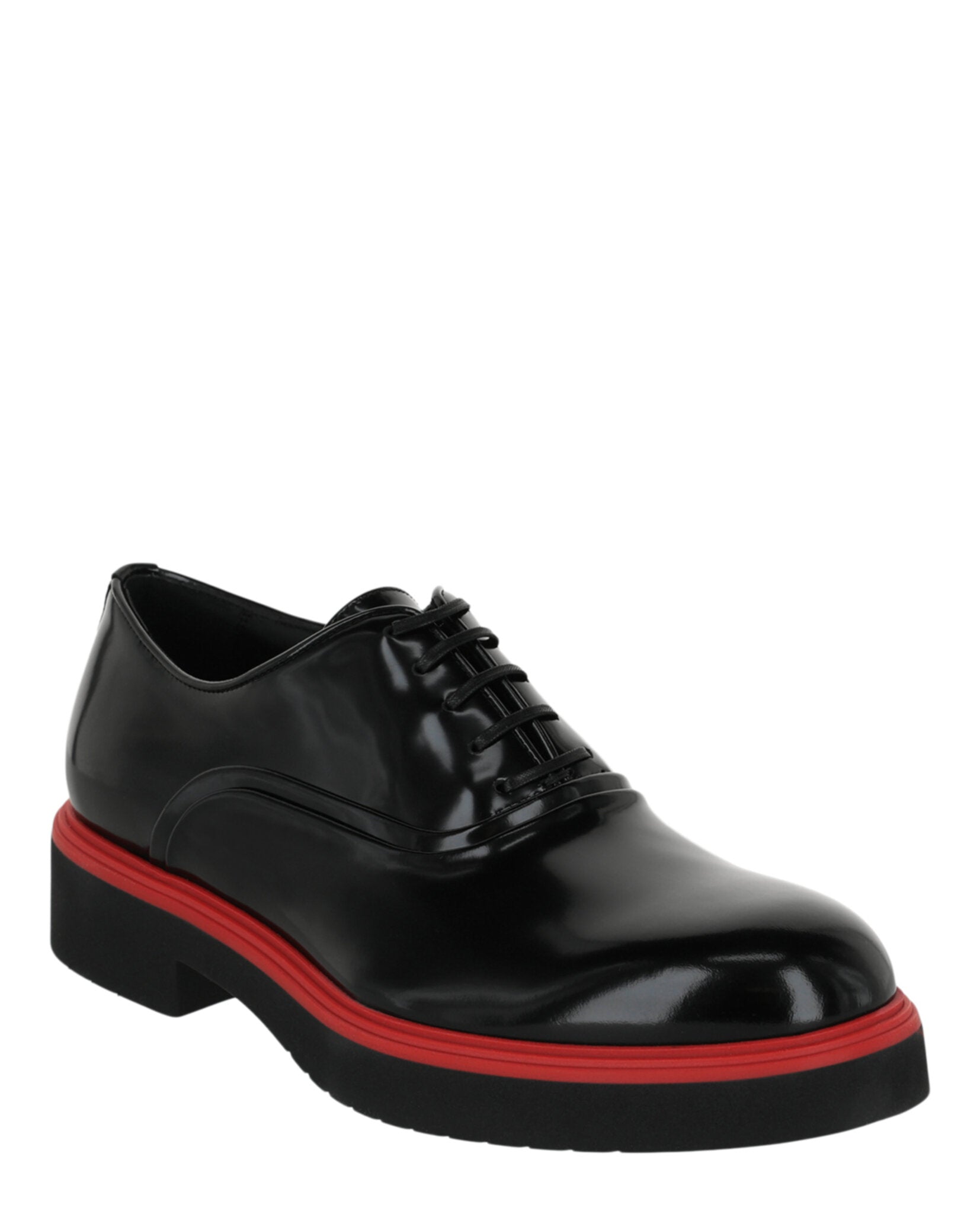 Ferragamo Mens Fiorino Leather Derby Loafers