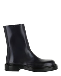 Ferragamo Mens Formia Ankle Boots - Wide Width