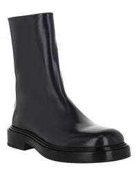 Ferragamo Mens Formia Ankle Boots - Wide Width