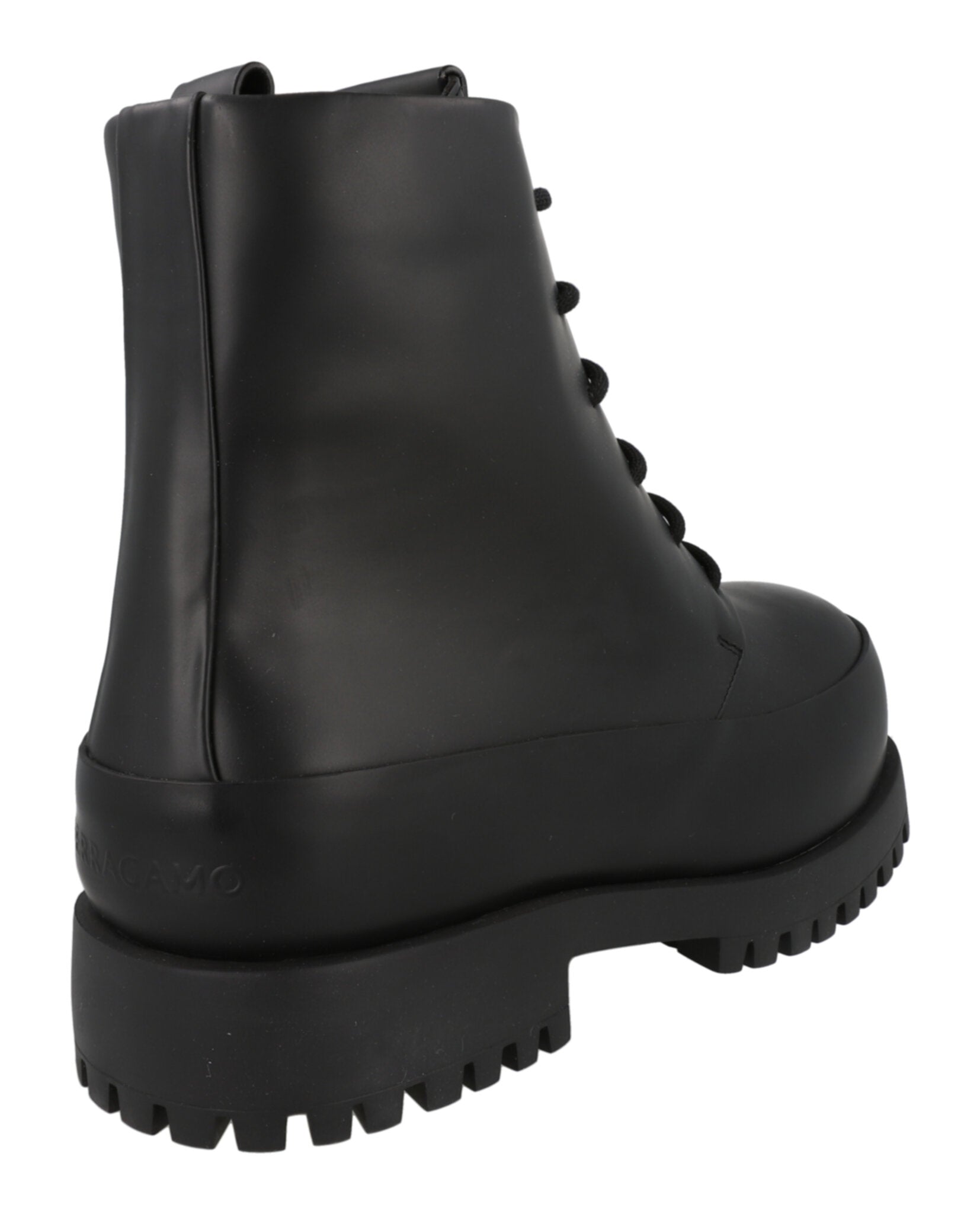 Ferragamo Mens Fede Combat Boots