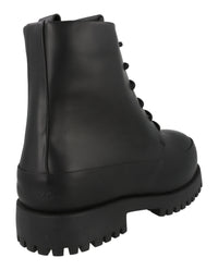 Ferragamo Mens Fede Combat Boots