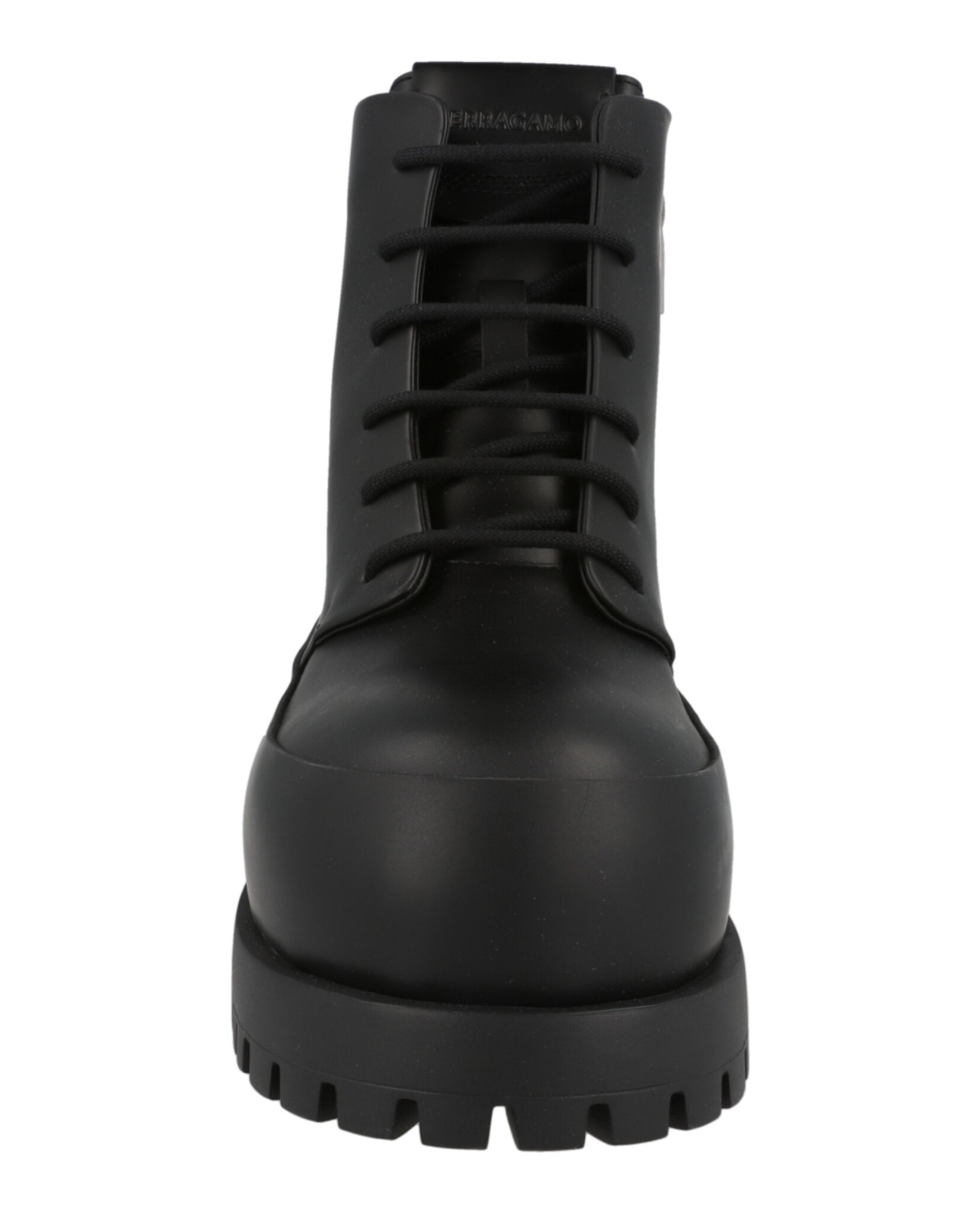 Ferragamo Mens Fede Combat Boots